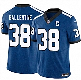 Men's Indianapolis Colts #38 Corey Ballentine Blue 2025 F.U.S.E. Throwback Vapor Limited Stitched Jersey Dzhi,baseball caps,new era cap wholesale,wholesale hats